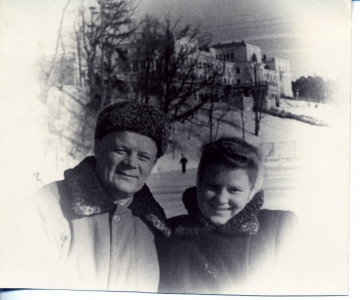 С дочерью 1948 Архангельское